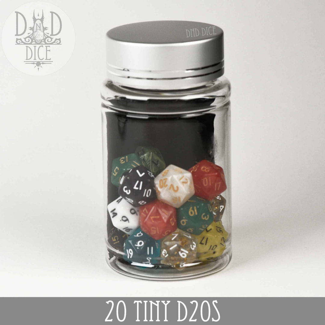 King of Crits 20 Tiny D20's Dice NE4226