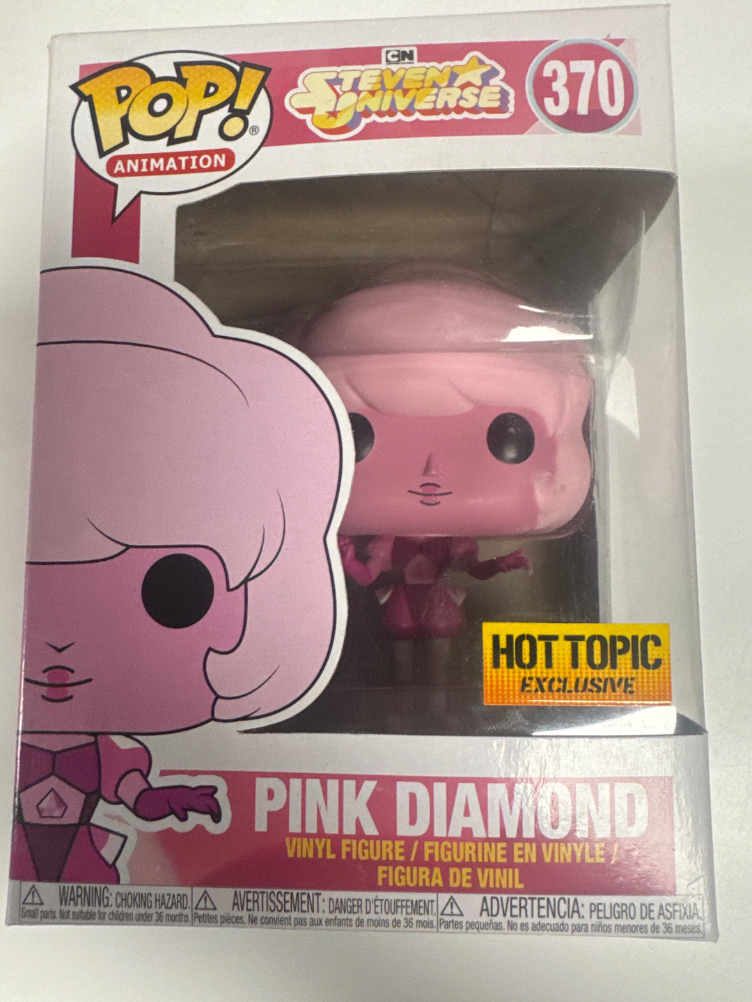 Funko Pop! Pink Diamond #370 Hot Topic Steven Universe FP73026