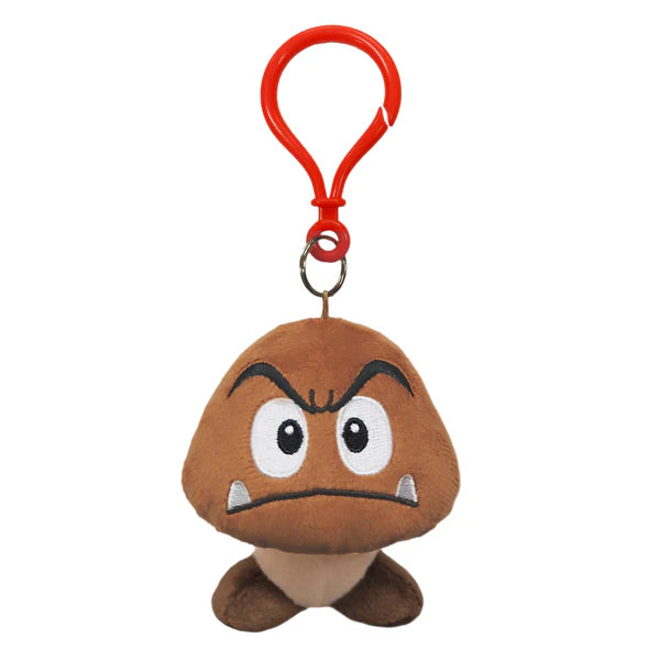 Super Mario - Goomba 4" Plush Dangler Keychain Little Buddy NP4726