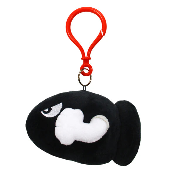 Super Mario - Bullet Bill 4" Plush Dangler Keychain Little Buddy NP4726
