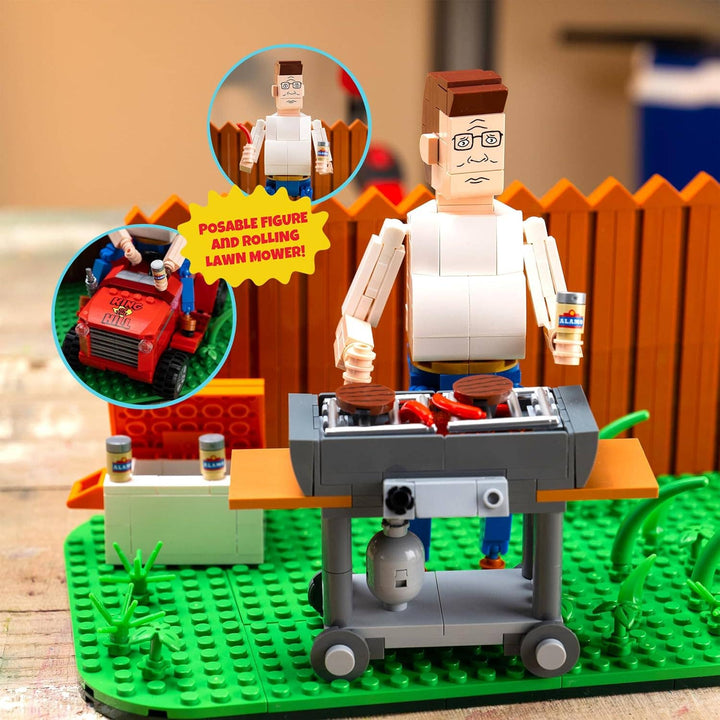 King of The Hill Hank Hill’s Backyard Building Block Set NE33126