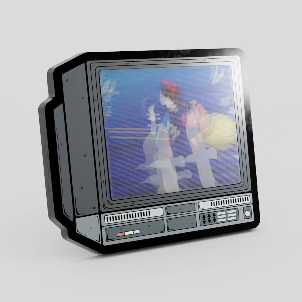 2.5" Lenticular Kiki Delivery Service CRTV Enamel Pin - NE32726