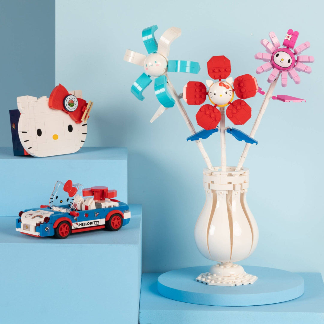 BrickCraft Hello Kitty Convertible Car Brick Building Set - NE52026