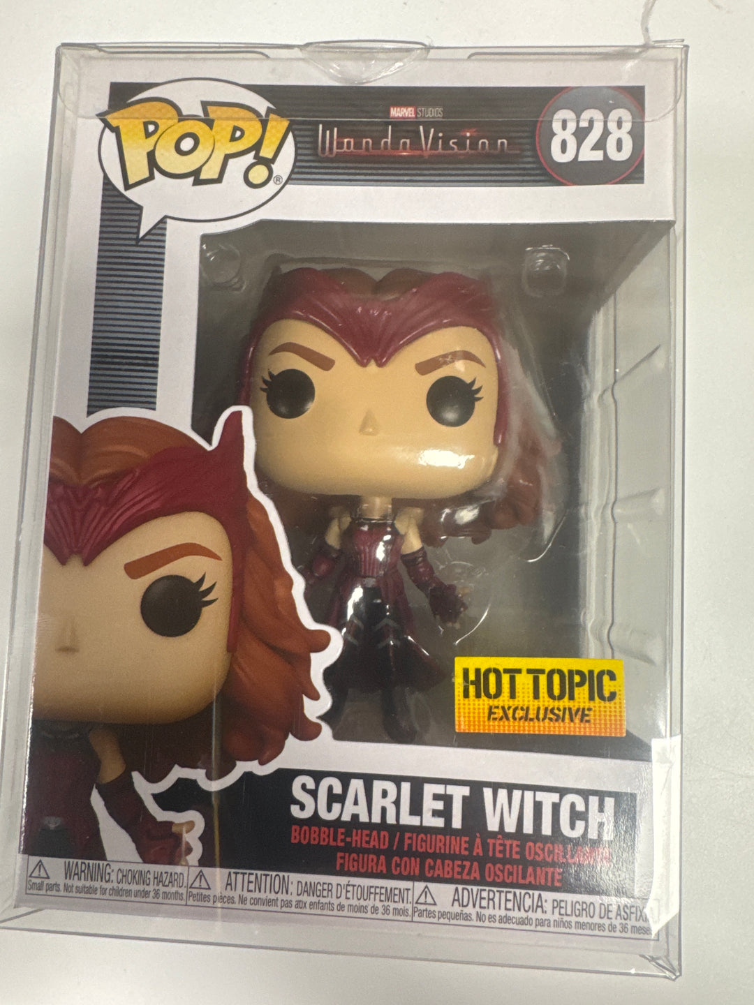 Funko Pop! Scarlet Witch #828 Hot Topic Marvel Wandavision FP73026