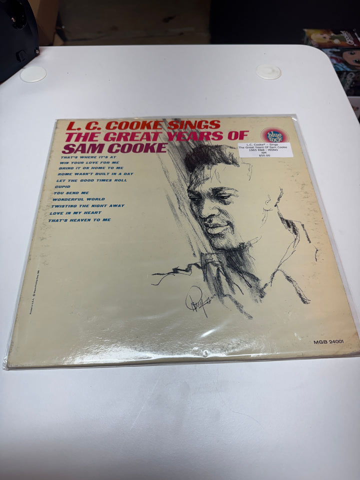 L.C. Cooke - Sings the Great Years of Sam Cooke - Mono - (NM Condition) Vinyl Record   VR32326