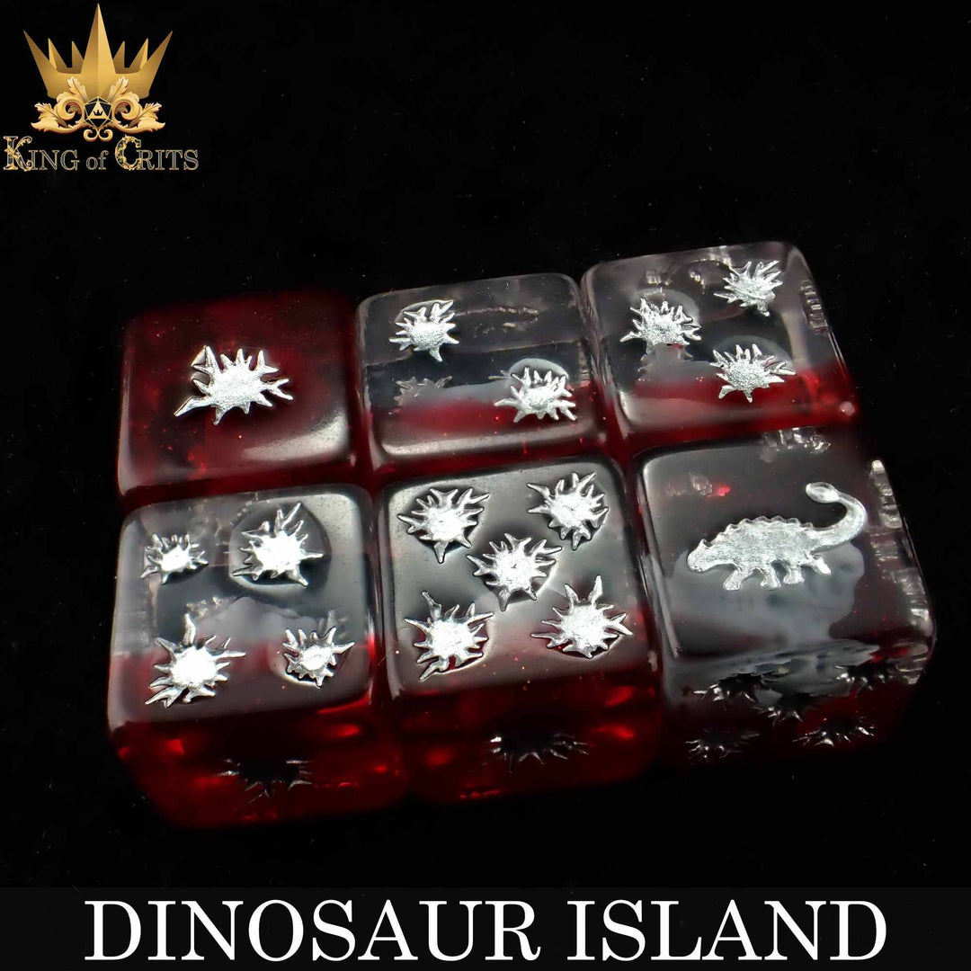 King of Crits Dinosaur Island - 11 Dice Set NE4226