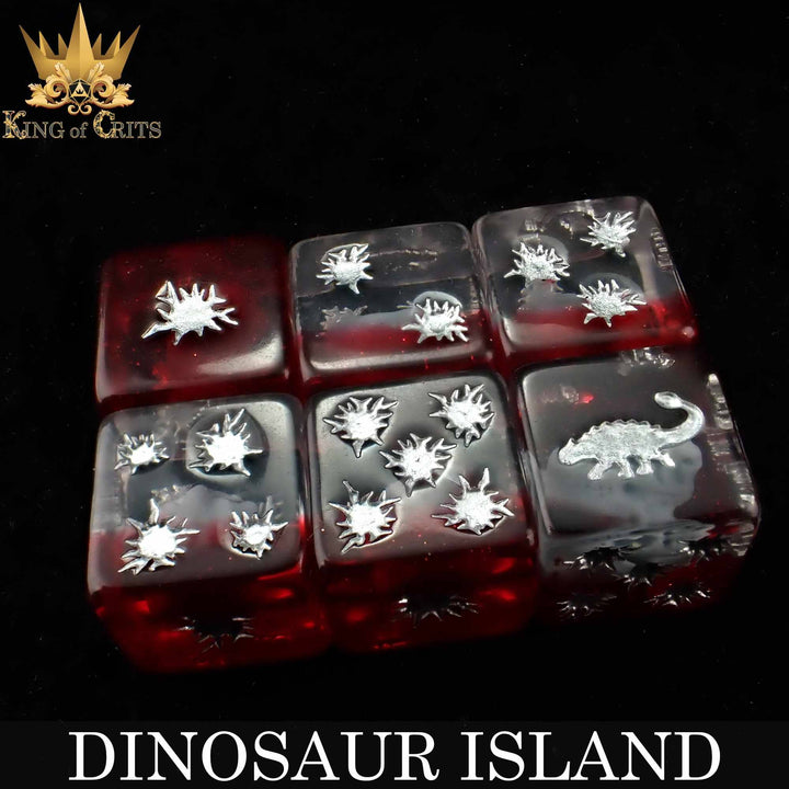 King of Crits Dinosaur Island - 11 Dice Set NE4226