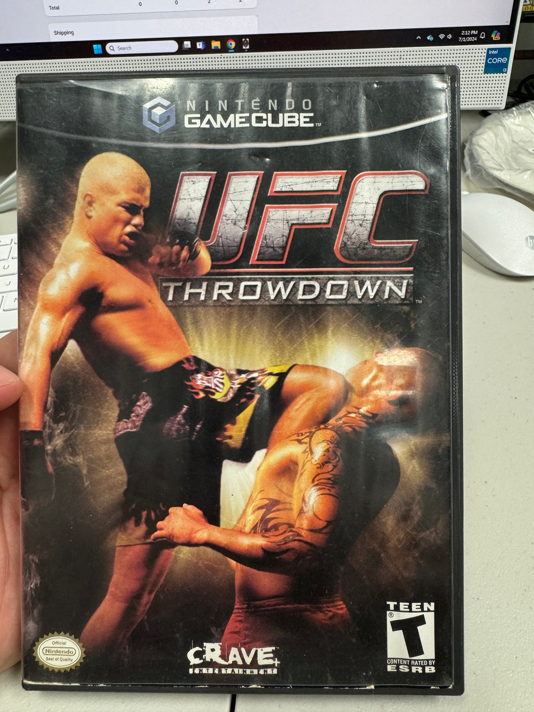 Case  ONLY (No Game) UFC: Throwdown (Nintendo GameCube, 2002)