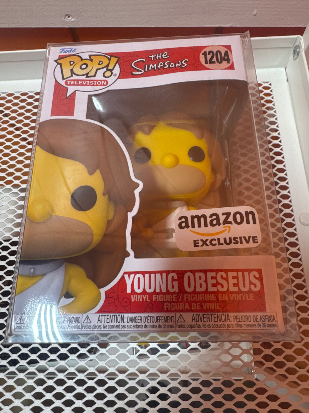 Funko Pop!   Young Obeseus - Amazon (Exclusive) #1204 - The Simpsons FP4726