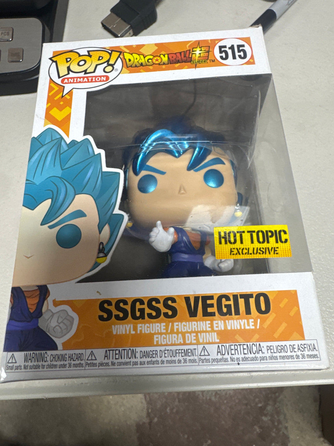 Funko Pop! SSGSS Vegito #515 Hot Topic Dragon Ball Super FP9126