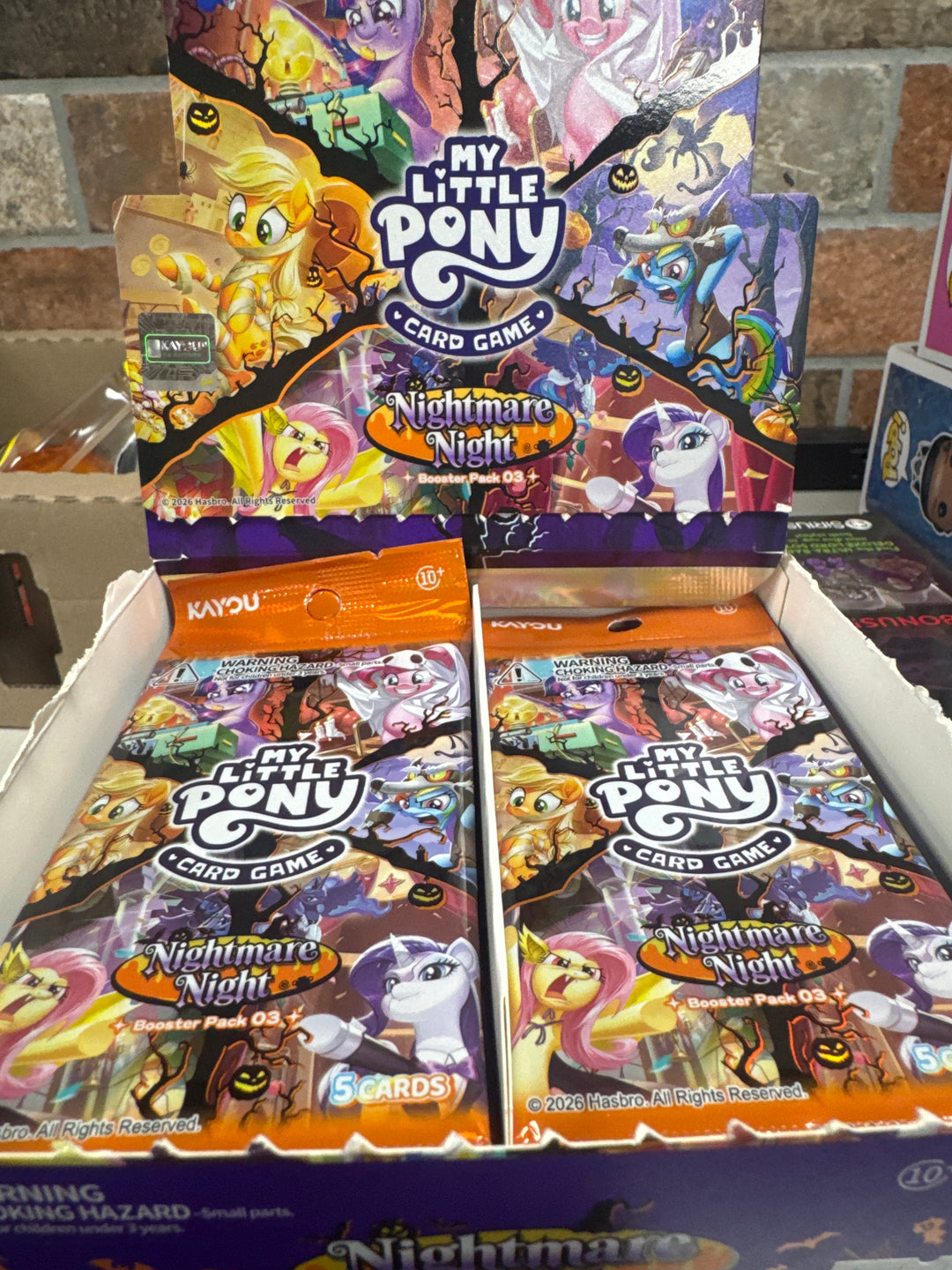 My Little Pony TCG: Nightmare Night Booster Pack or Box