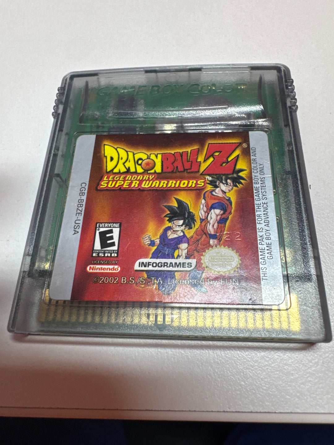 Dragon Ball Z Legendary Super Warriors - Game Boy Color GBC NI5526