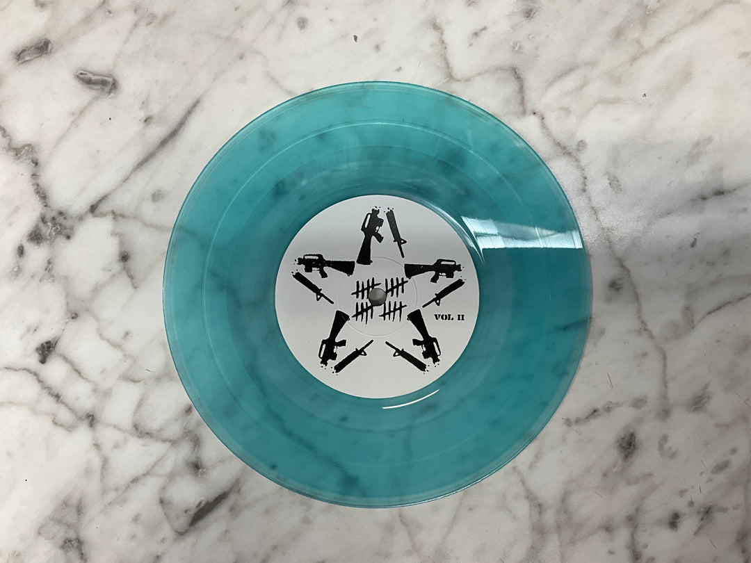 Anti-Flag / All Dinosaurs - 20 Years of Hell: Volume 2 (October 2013 Blue Translucent Vinyl, Numbered) Very Good Plus VR101726
