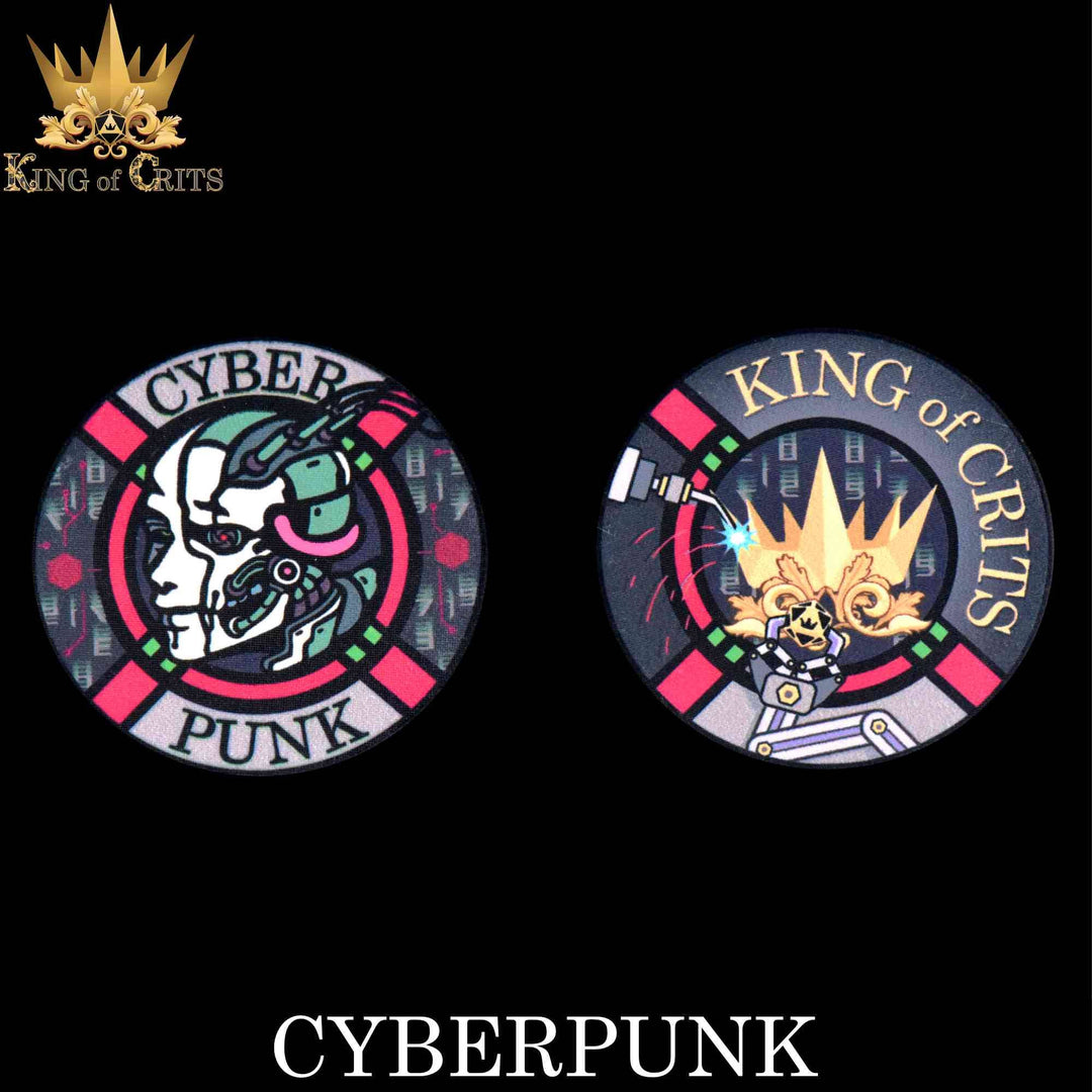 King of Crits Cyberpunk - 11 Dice Set NE4226