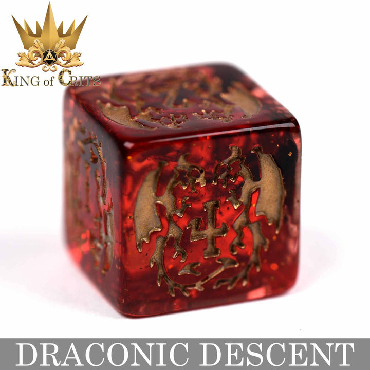King of Crits Draconic Descent - 11 Dice Set NE4226