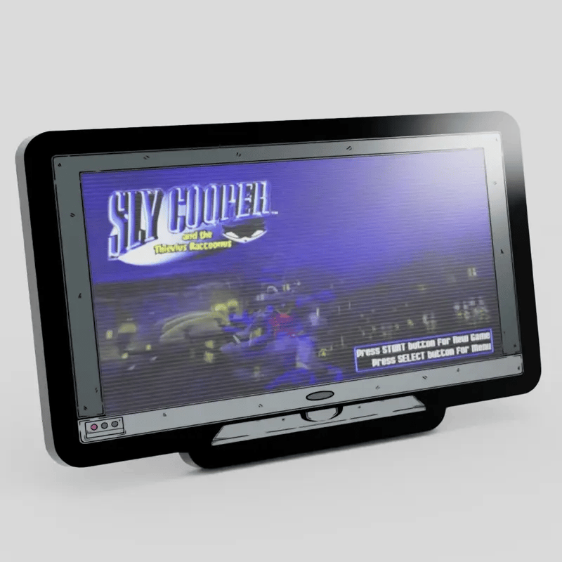 Monitor Lenticular Sly Cooper Enamel Pin EN81926