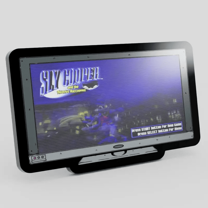 Monitor Lenticular Sly Cooper Enamel Pin EN81926