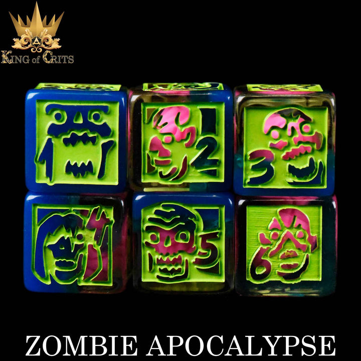 King of Crits Zombie Apocalypse - 11 Dice Set NE4226