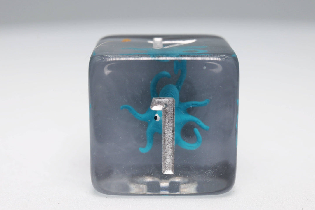 Teal Octopus RPG Dice Set - NE043026