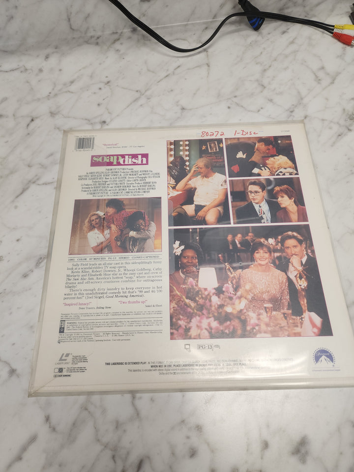 Soapdish (Sally Field Kevin Kline) Laserdisc Movie    LD121724