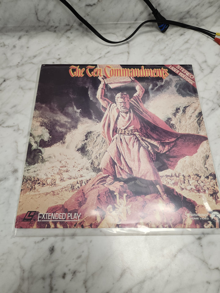 The Ten Commandments Extended Play Laserdisc Movie    LD121724