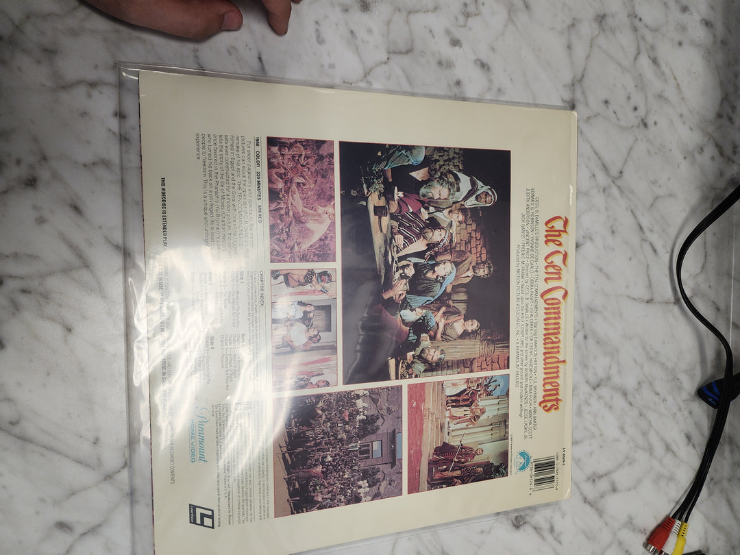 The Ten Commandments Extended Play Laserdisc Movie    LD121724