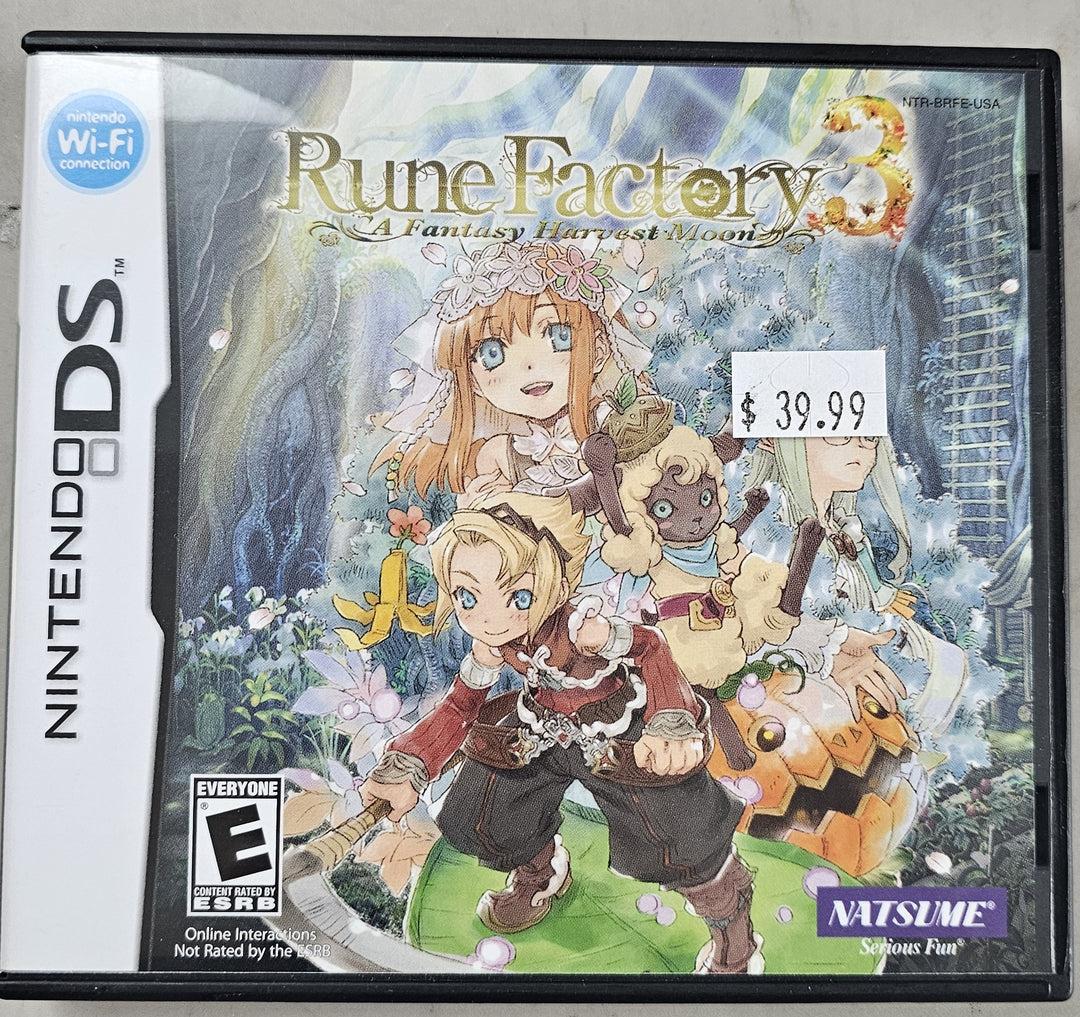 Rune Factory 3: A Fantasy Harvest Moon - DS SD4570