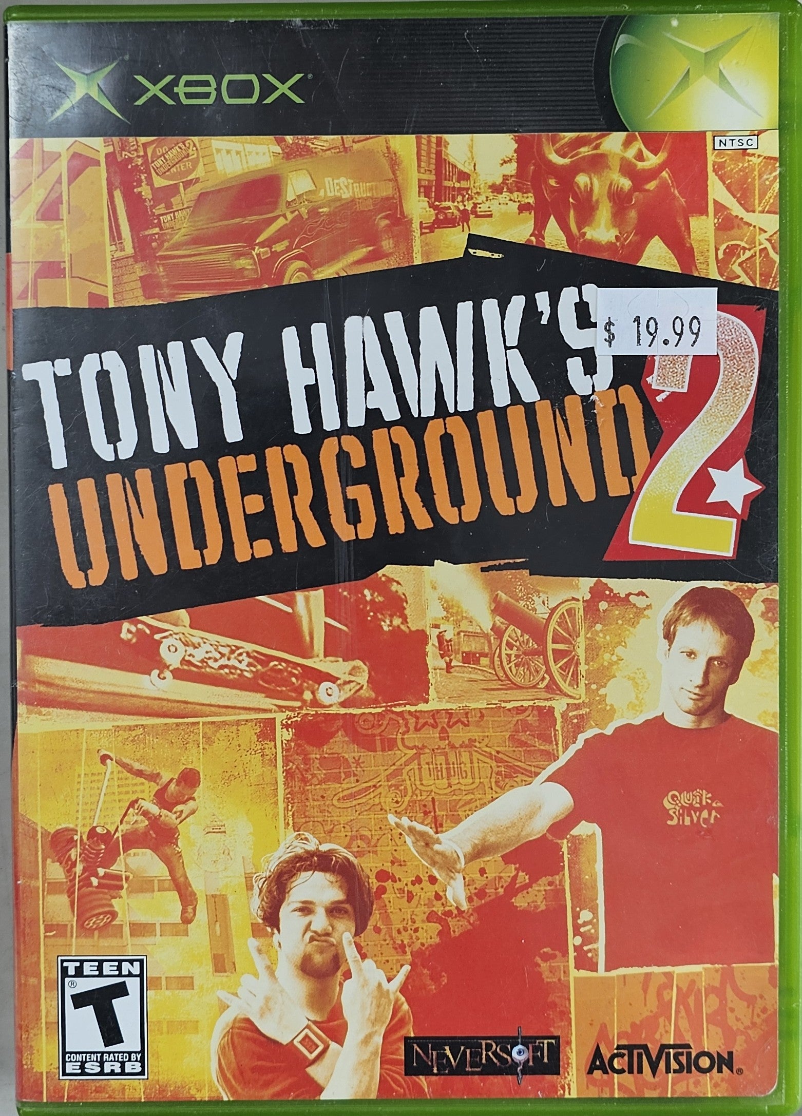 Solo Manuale Istruzioni Originale - Tony Hawk's Underground 2 Per Microsoft Xbox