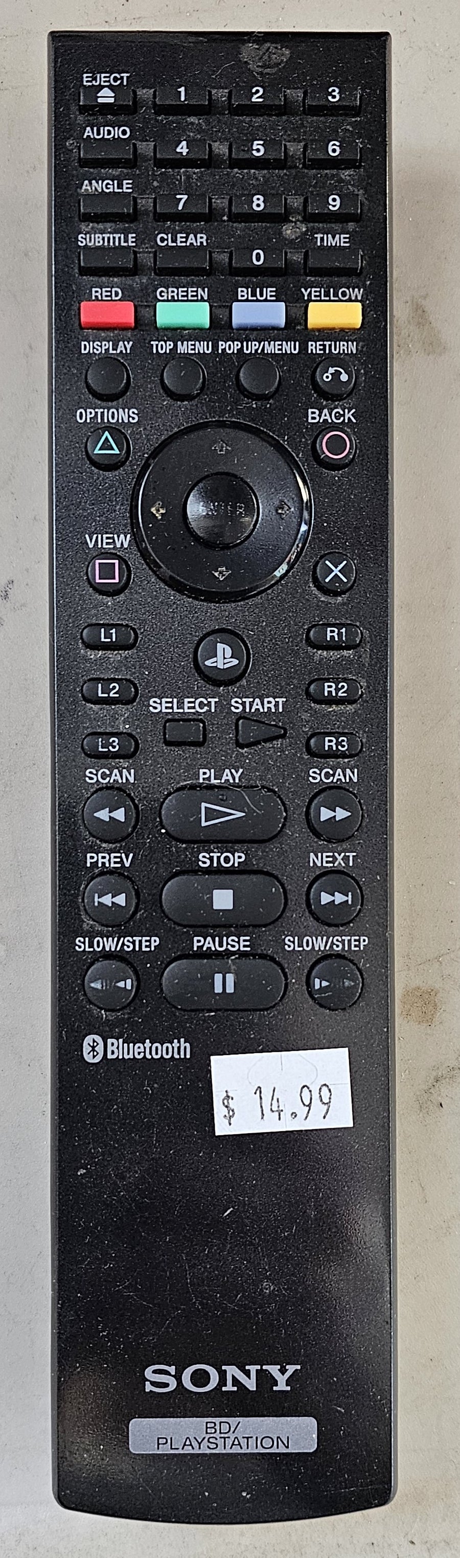 Sony Playstation PS3 Blu-Ray BD Media Remote (CECH-ZR1U) (OEM