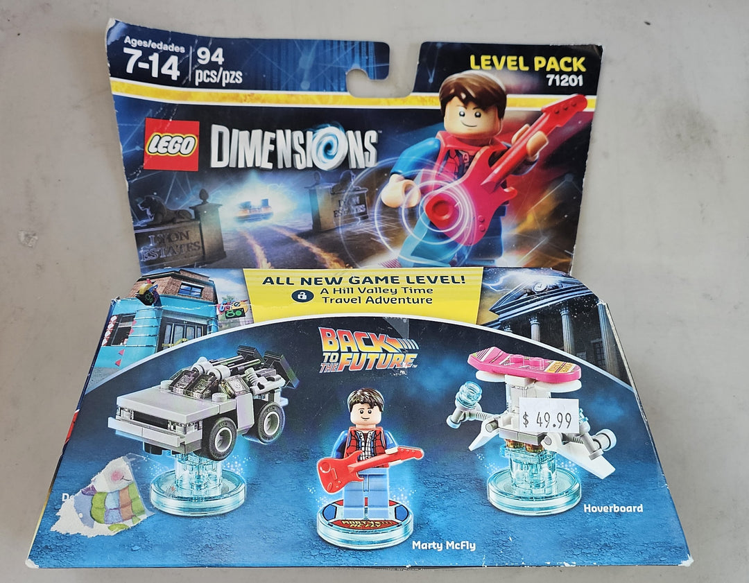 Lego Dimensions Back to the Future [Level Pack] #71201 NEW SD0223