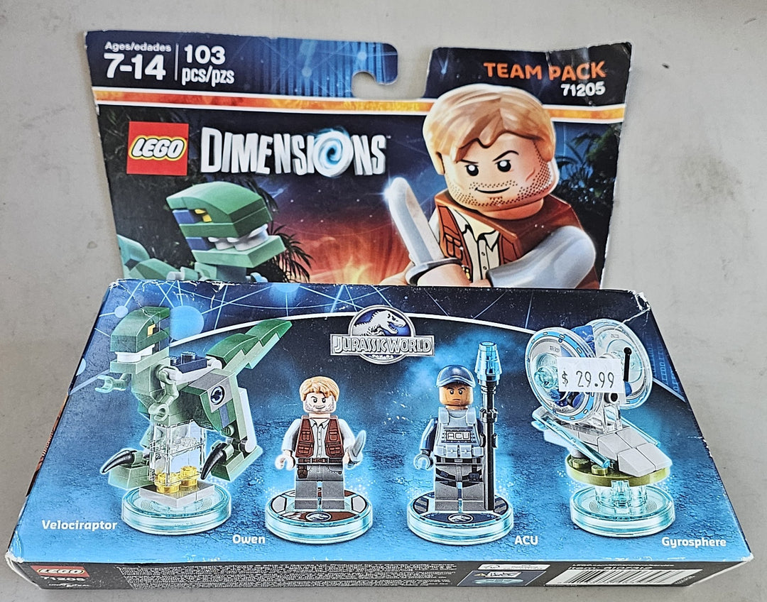 Lego Dimensions Jurassic World [Team Pack] #71205 NEW SD0223