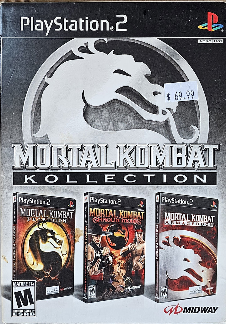 Mortal Kombat: Kollection (Deception / Shaolin Monks / Armageddon) - PS2 P8625