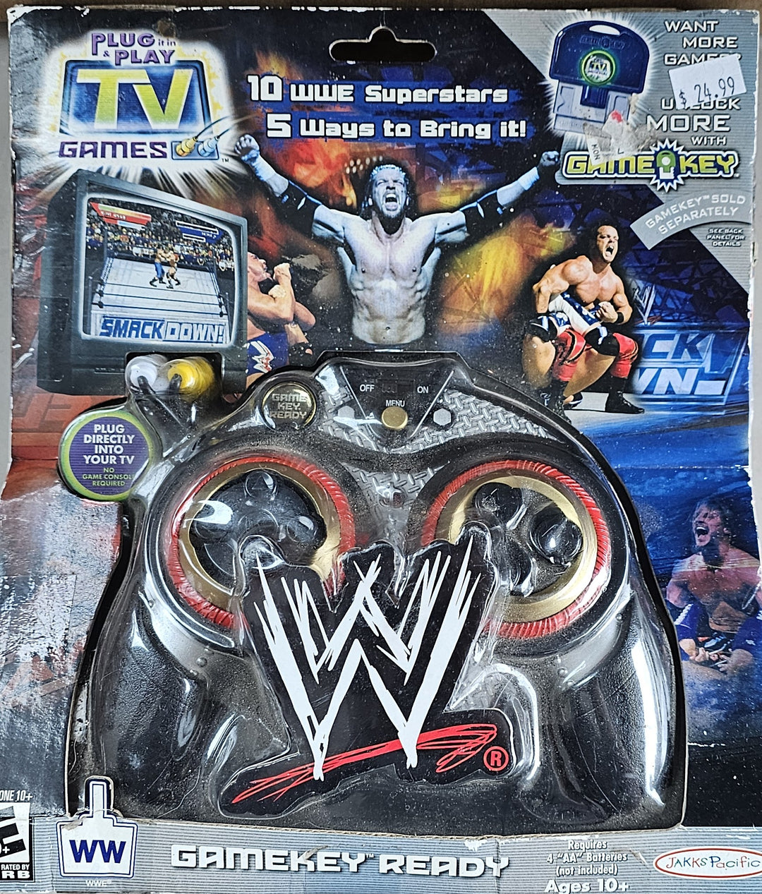 Jakk's Pacific Plug & Play System WWE 2005 NEW SD0223