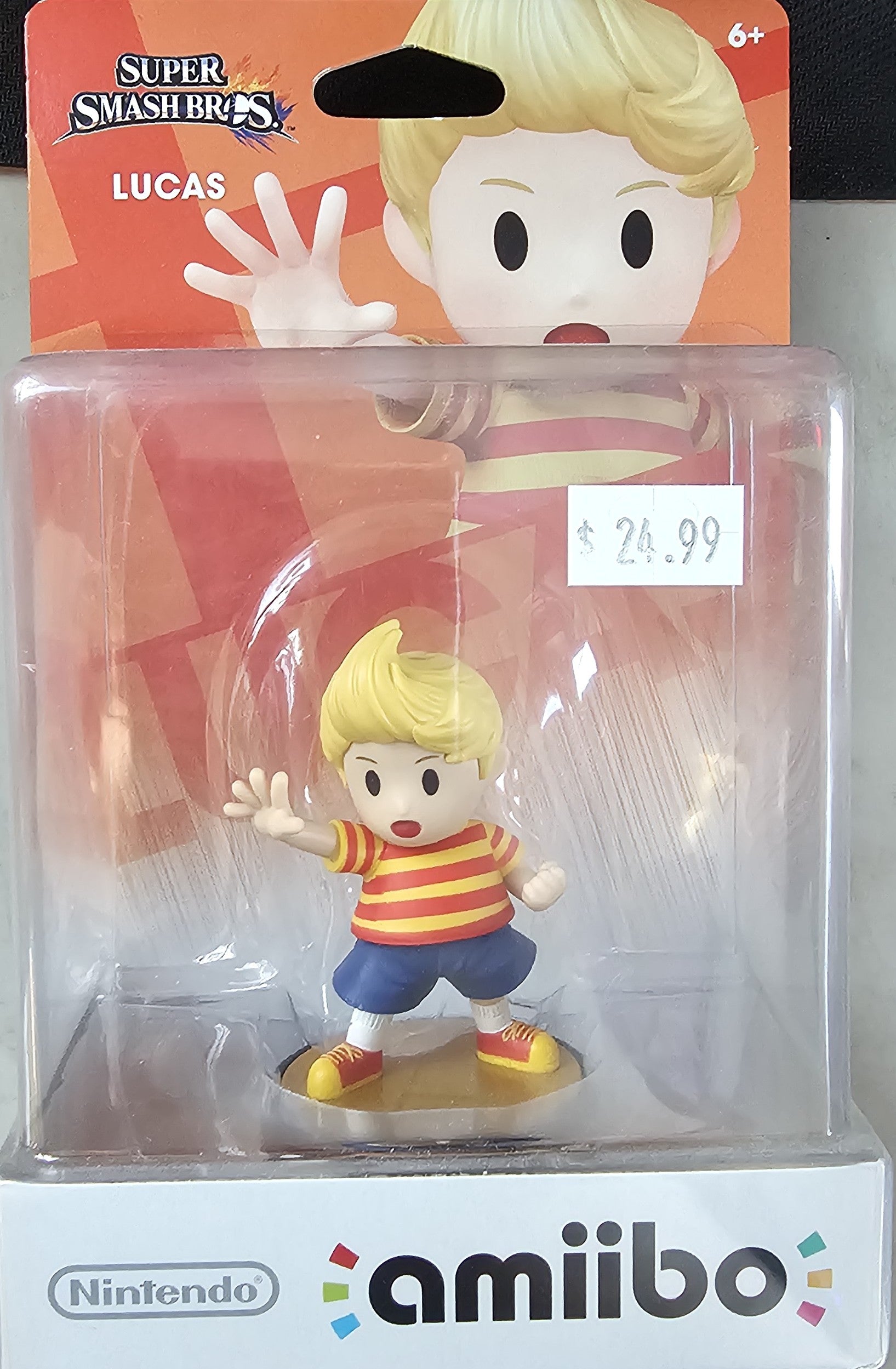 Lucas (Smash Bros) Amiibo SD3030 Boxed - Main Image