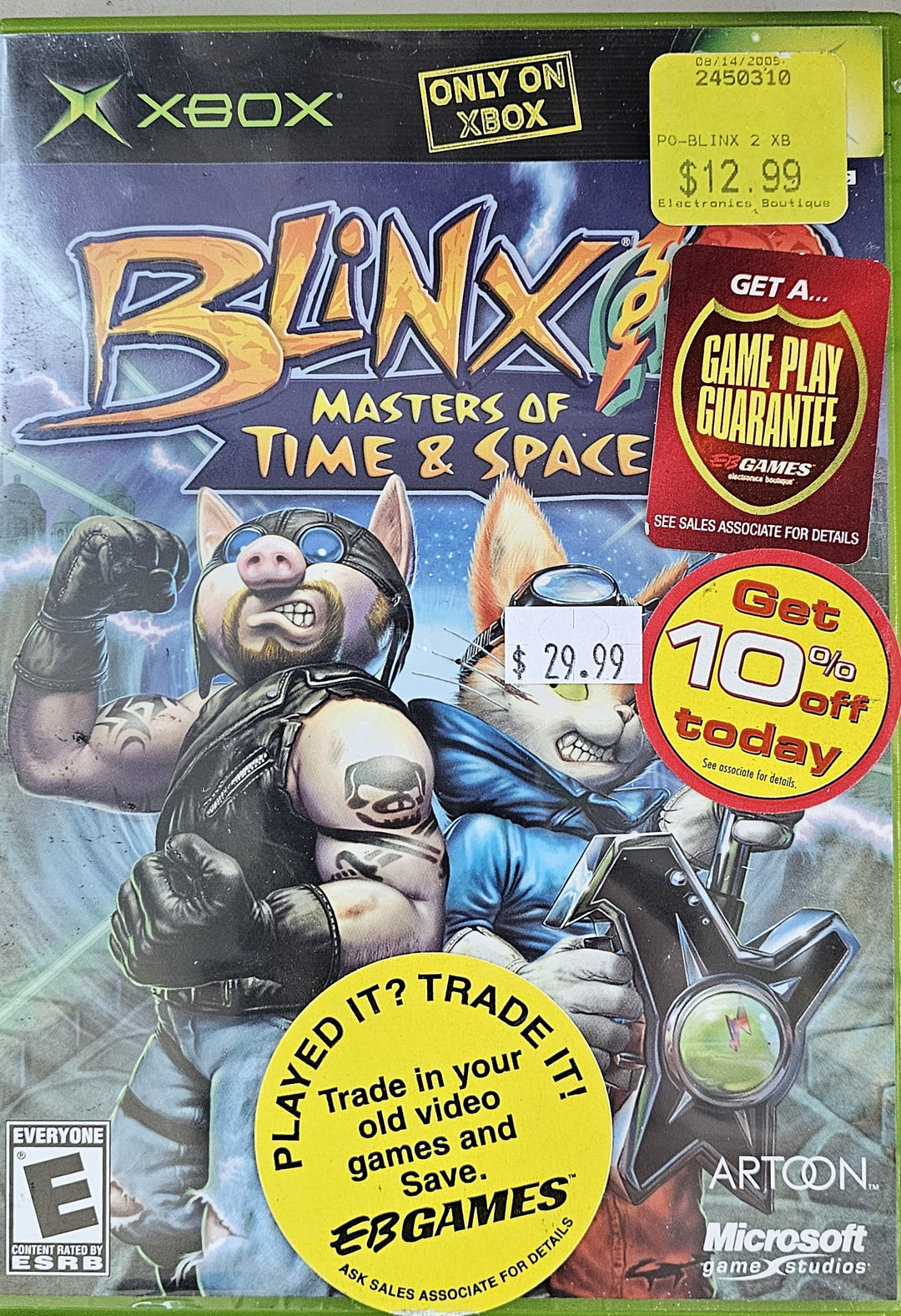 Blinx 2 Masters of Time & Space - Original Xbox SD1776