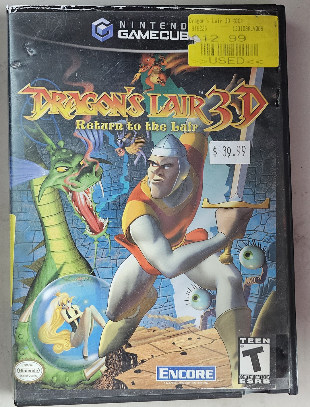 Dragon's Lair 3D: Return To The Lair - Gamecube SD0762