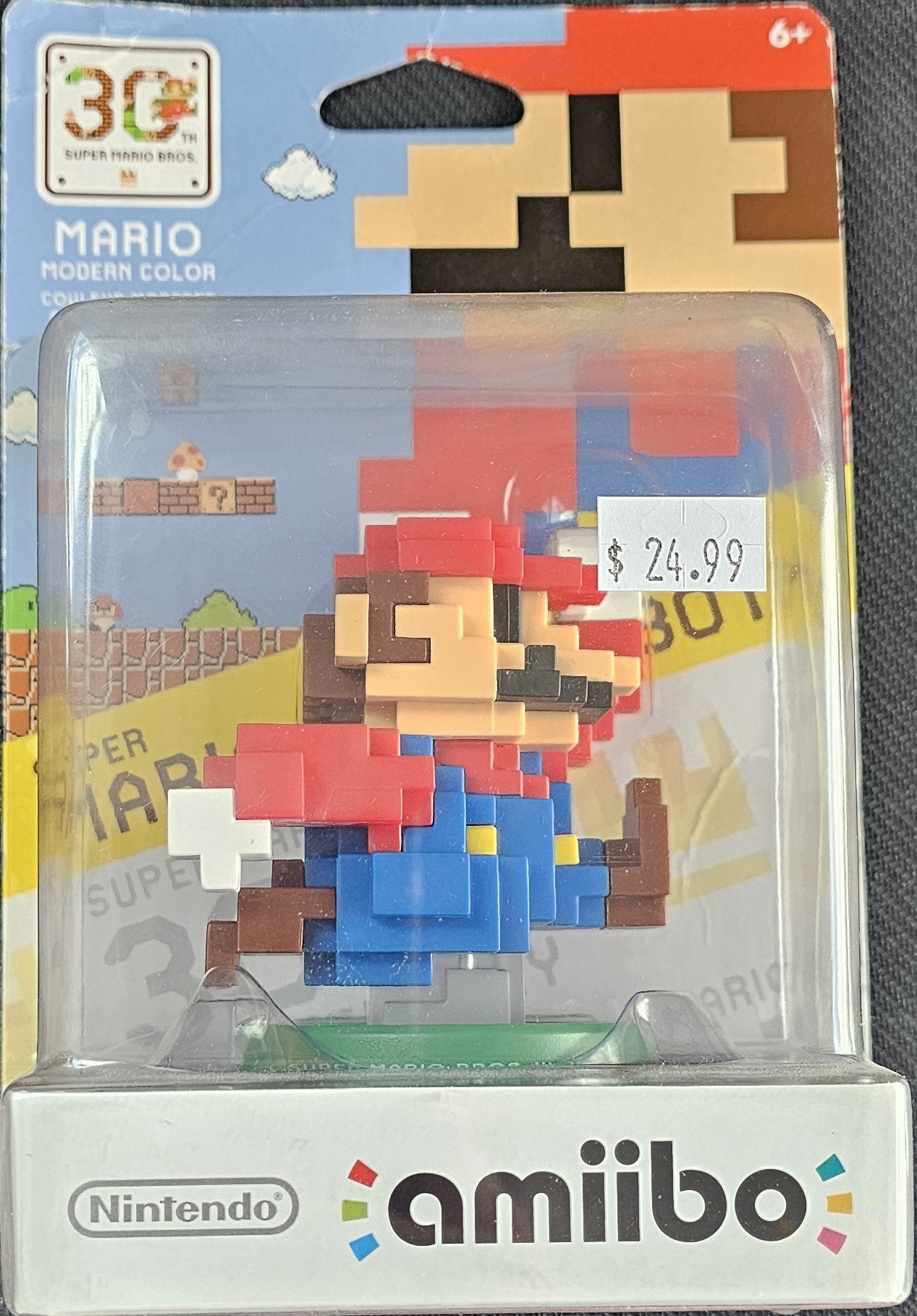 Mario 8 Bit Anniversary Modern Color Amiibo SD3030 – Core Gaming