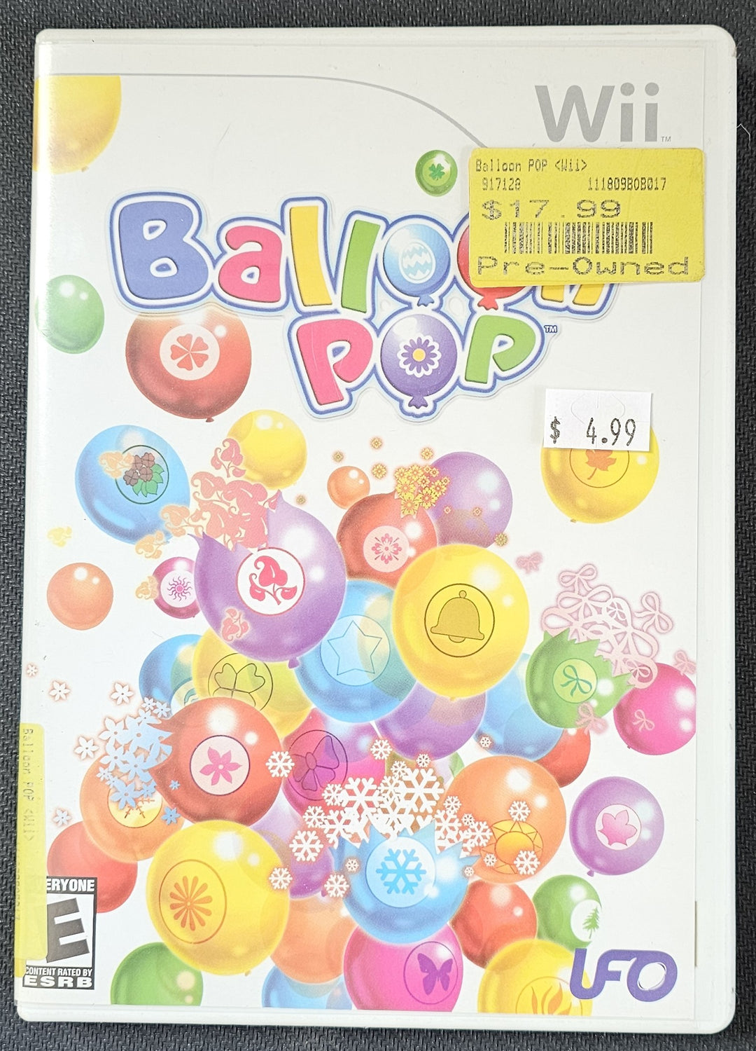 Balloon Pop - Wii SD1939
