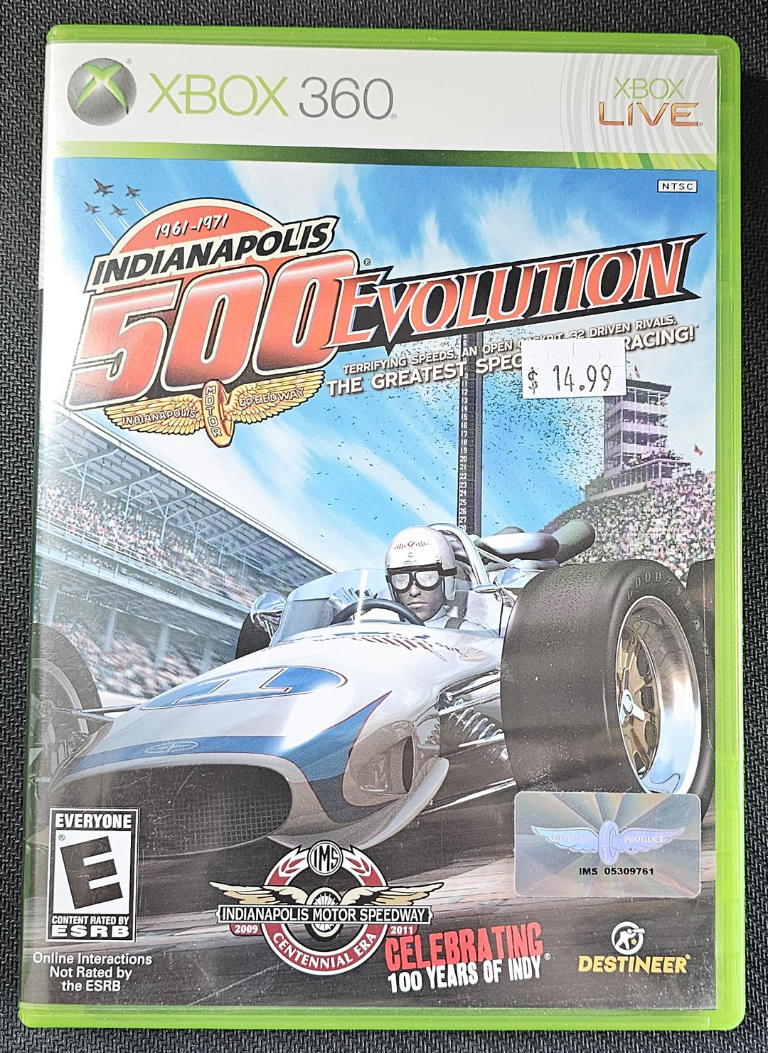 Indianapolis 500 Evolution - Xbox 360 SD0360
