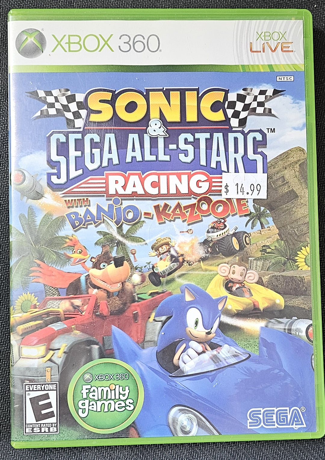 Sonic & SEGA All-Stars Racing with Banjo-Kazooie - Xbox 360 X5525