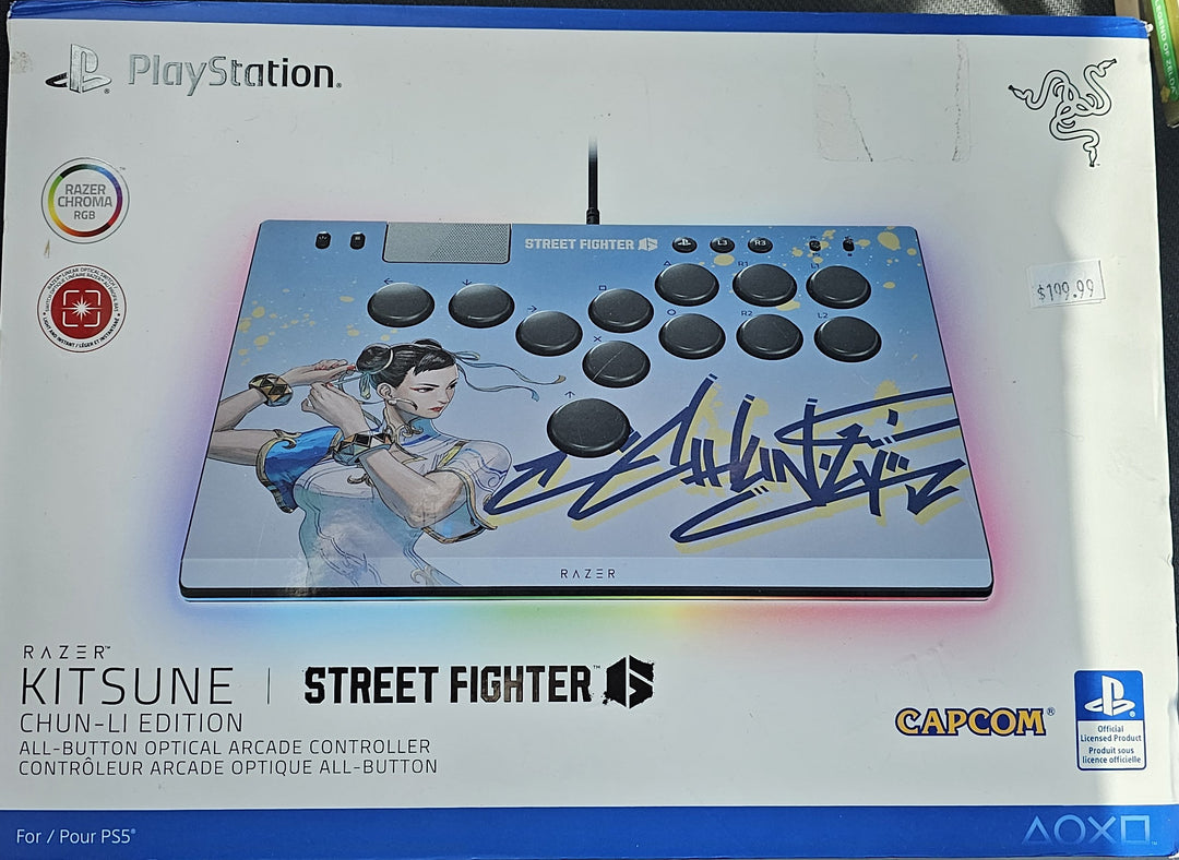 Razer Kitsune All-Button Oprical Arcade Controller (Chun-Li Edition)