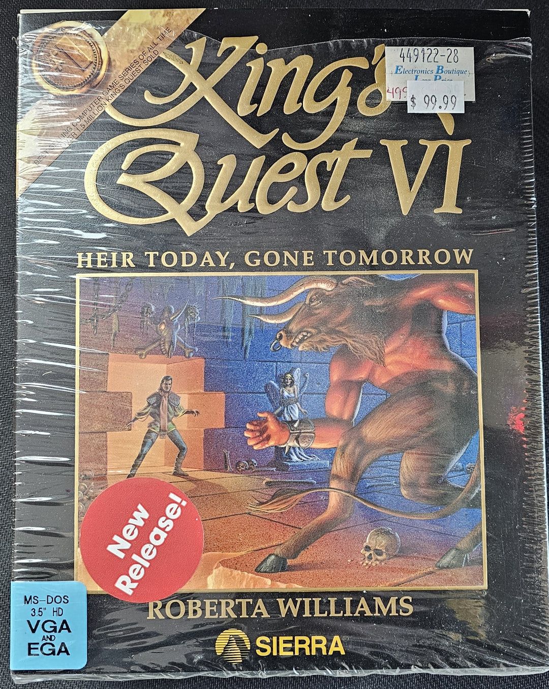 King's Quest VI: Heir Today, Gone Tomorrow - PC SD1101