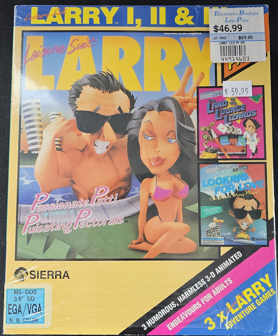 Leisure Suit Larry 1, 2 & 3 - PC SD1101