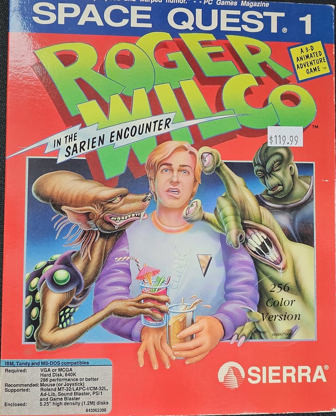 Space Quest I: Roger Wilco In The Sarien Encounter - PC SD1101