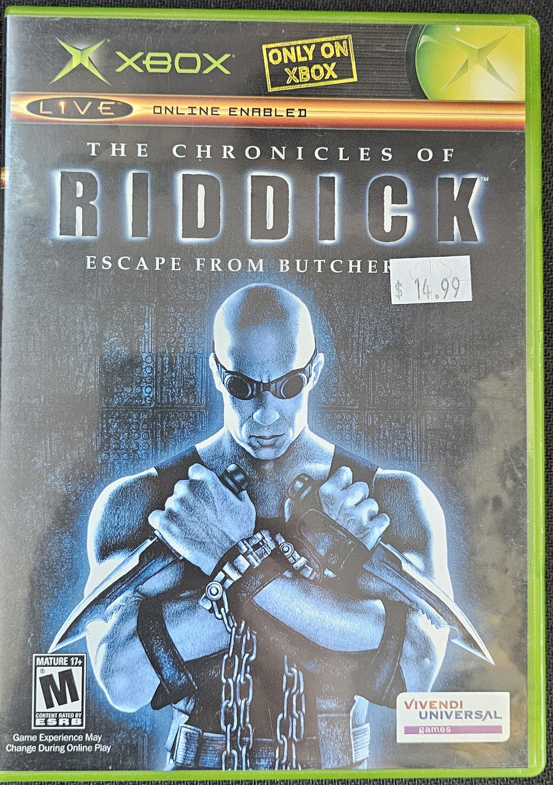Chronicles of Riddick Escape from Butcher Bay - Original Xbox SD1234