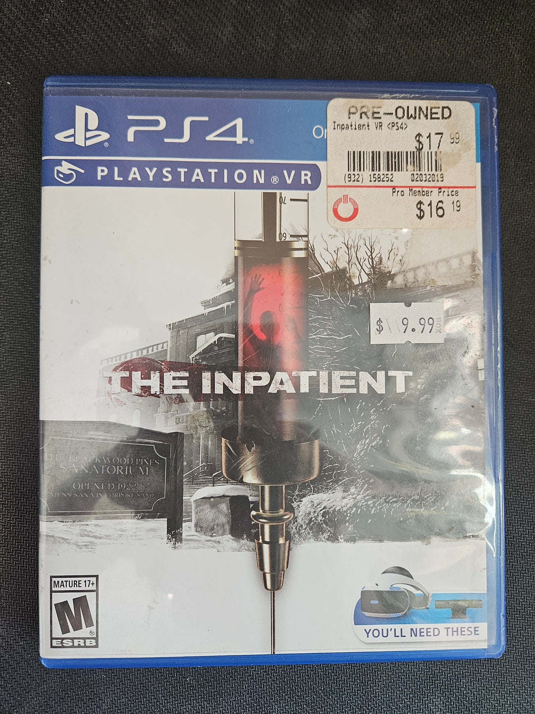 Inpatient - PS4 GS2299