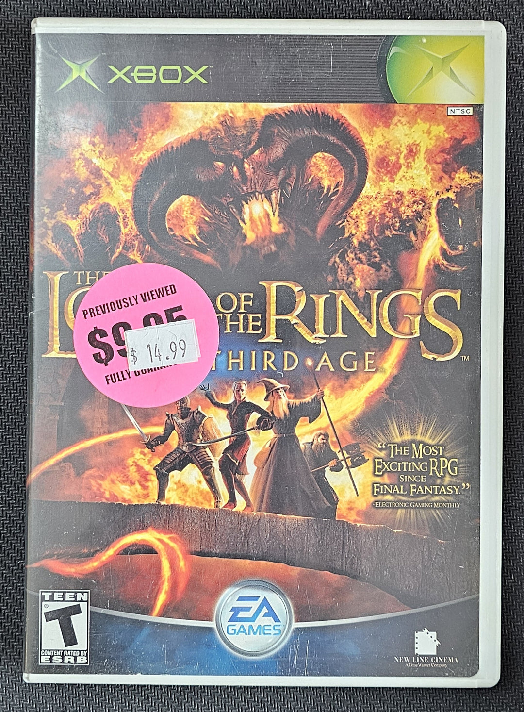 Lord of the Rings: The Third Age - Original Xbox SD1234