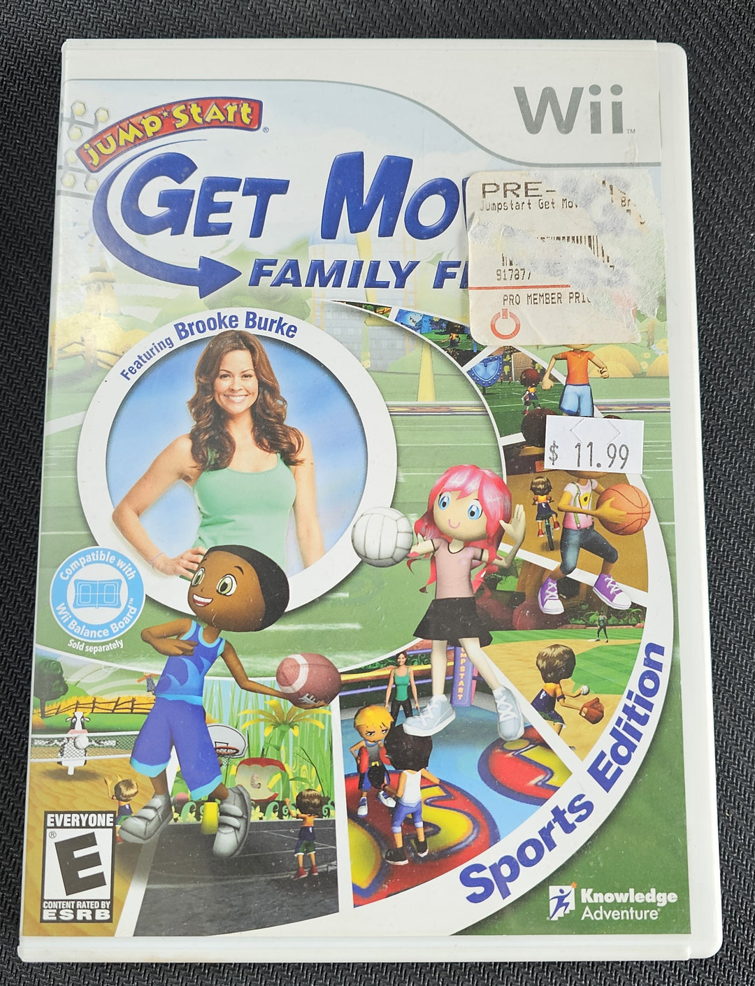 JumpStart Get Moving: Family Fitness featuring Brooke Burke Sports Edition - Wii SD1939