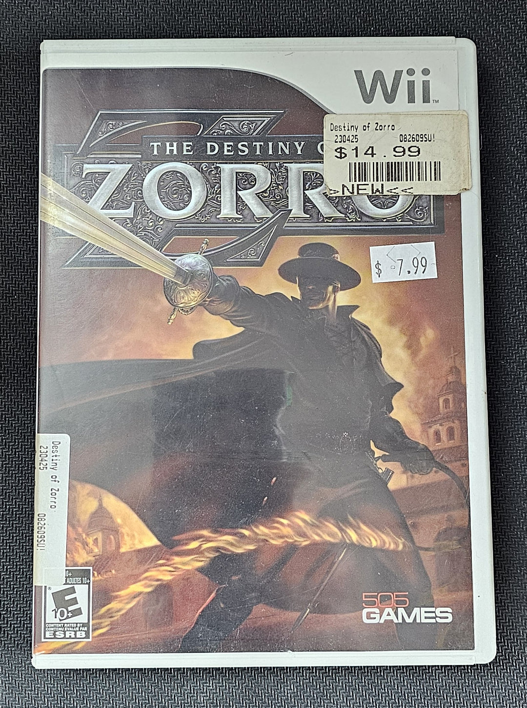 Destiny of Zorro - Wii SD1939