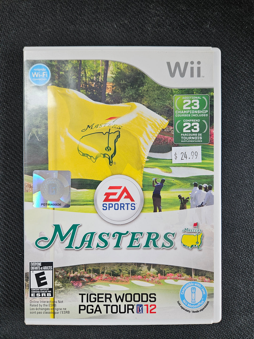 Tiger Woods PGA TOUR 12: The Masters - Wii GS5125